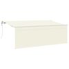vidaXL Toldo Retr&aacute;ctil Crema 400 x 200 cm Poli&eacute;ster y Aluminio