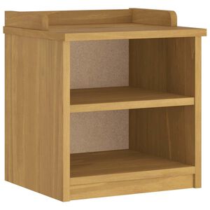 vidaXL Banco de recibidor SANDNES madera maciza de pino 45x40x50 cm