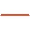 vidaXL Estante de pared 4 pcs Rojo 60 x 9 x 3 cm Madera de ingenier&iacute;a