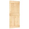 vidaXL Puerta NARVIK Natural 90 x 210 cm Madera de Pino S&oacute;lido