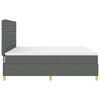 vidaXL Cama tipo Box Spring con colch&oacute;n Gris oscuro 180 x 200 cm tela