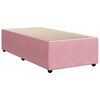 vidaXL Estructura de cama sin colch&oacute;n terciopelo rosa 80x200 cm