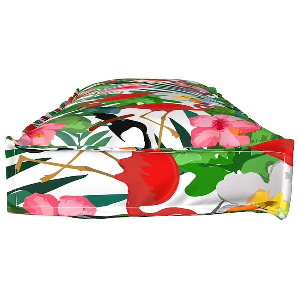 vidaXL Coj&iacute;n Floral Multicolor 120 x 40 x 8 cm Tela Oxford