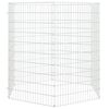 vidaXL Recinto animales corral 6 paneles hierro galvanizado 54x100 cm