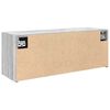 vidaXL Armario de pared ba&ntilde;o madera ingenier&iacute;a gris Sonoma 80x25x30 cm