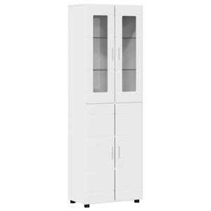 vidaXL Aparador alto FLORIN 60 x 35 x 182 cm brillante