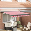 vidaXL Toldo Rojo y 350 x 250 x 165 cm Poli&eacute;ster y Aluminio