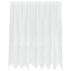 vidaXL Cortina de Encaje Blanco 180 x 200 cm Poli&eacute;ster