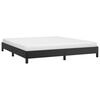 vidaXL Estructura de cama sin colch&oacute;n cuero sint&eacute;tico negro 160x200 cm