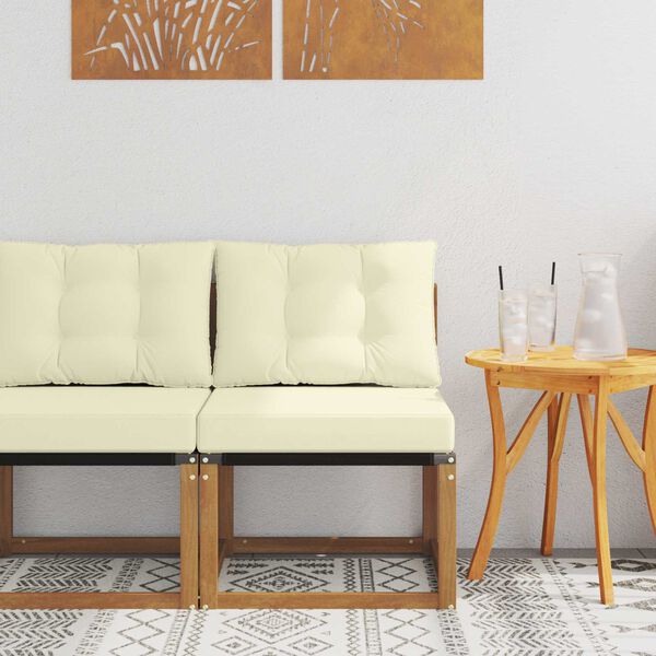 vidaXL Sof&aacute; central de exterior