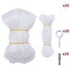 vidaXL Red transparente para gatos de nailon, 3x2 m