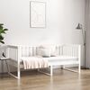vidaXL Sof&aacute; cama sin colch&oacute;n madera maciza de pino blanco 90x200 cm