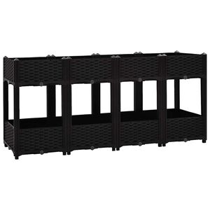 vidaXL Arriate 160x40x71 cm polipropileno
