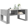 vidaXL Mesa de Caf&eacute; Gris Sonoma 92 x 53 x 45 cm Madera de ingenier&iacute;a