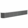 vidaXL Jardinera arriate acero galvanizado antracita 260x40x36 cm