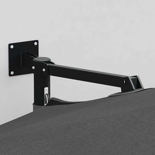 vidaXL Parasol de jardín Antracita y Negro 248 x 248 x 148 cm