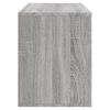 vidaXL Mueble zapatero de madera contrachapada gris Sonoma 80x35x45 cm
