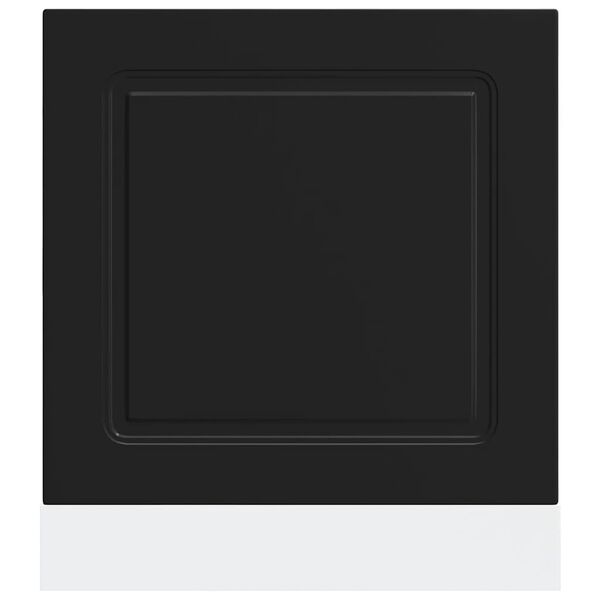 vidaXL Panel para lavavajillas&nbsp;Kalmar&nbsp;negra 60x1,5x67 cm