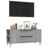 vidaXL Mueble de TV madera contrachapada gris Sonoma 102x44,5x50 cm