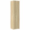 vidaXL Armario estrecho madera ingeniería roble Sonoma 50x42,5x225 cm
