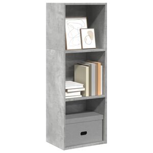 vidaXL Estanter&iacute;a de madera de ingenier&iacute;a gris hormig&oacute;n 40x30x114 cm