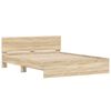 vidaXL Estructura de cama Sonoma 152 x 203 cm Madera de ingenier&iacute;a