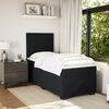 vidaXL Cama box spring con colch&oacute;n terciopelo negro 80x200 cm