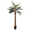 vidaXL &Aacute;rbol Cocuspalm Artificial Verde 70 x 20 x 200 cm Tela y Bamb&uacute;