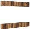 vidaXL Conjunto de mueble de TV 6 uds. Madera vieja