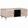 vidaXL Mesa de centro Blanco Blanqueado 100 x 54 x 40 cm