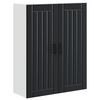 vidaXL Armario de Pared LUCCA Negro 80 x 31 x 100 cm