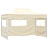 vidaXL Carpa de Fiesta Crema 280 x 410 x 315 cm Tela Oxford