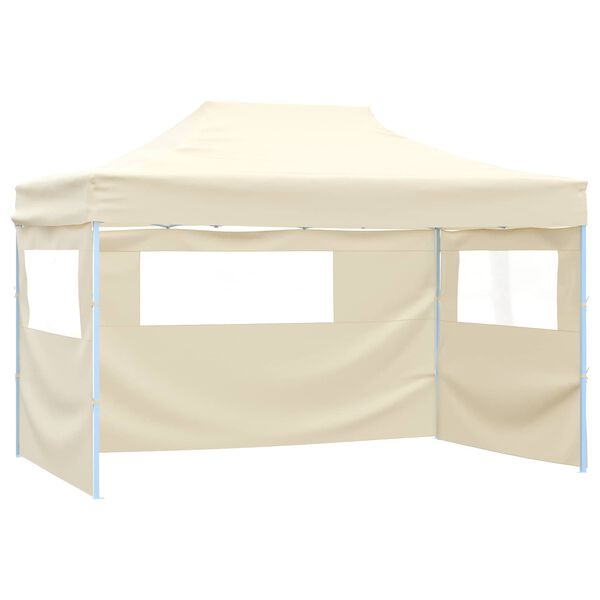 vidaXL Carpa de Fiesta Crema 280 x 410 x 315 cm Tela Oxford