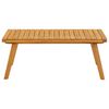 vidaXL Mesa de centro de jardín madera maciza de acacia 90x55x35 cm