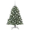 vidaXL &Aacute;rbol de Navidad artificial Verde 120 cm PVC, Pl&aacute;stico y Acero