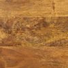 vidaXL Mesa de centro hierro y madera maciza de mango 45x45x40 cm