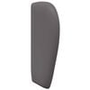 vidaXL Oreja de cabecero Gris Tenue 40 x 23 x 6 cm PVC