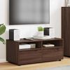 vidaXL Gabinete de TV con caj&oacute;n Roble Marr&oacute;n 100 x 48 x 43 cm