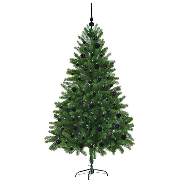 vidaXL &Aacute;rbol de Navidad con 300 LED con soporte Verde 180 cm PE