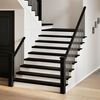 vidaXL Pelda&ntilde;os de escalera 16 uds madera maciza roble marr&oacute;n oscuro