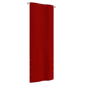 vidaXL Toldo para balc&oacute;n de tela oxford rojo 80x240 cm