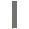vidaXL Estor Enrollable Opaco gris 60x230 cm Tela Ancho 55,7 cm