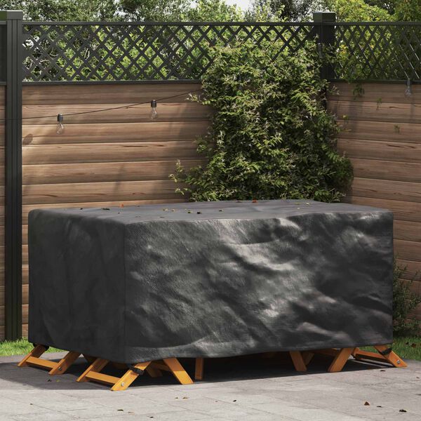 vidaXL Funda para muebles Liso Negro 172 x 113 x 73 cm 420D