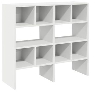vidaXL Zapateros 2 uds apilables blanco 89,5x30x40 cm