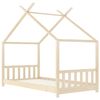vidaXL Estructura de cama infantil de madera maciza de pino 80x160 cm
