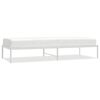 vidaXL Estructura de cama sin colch&oacute;n metal blanco 80x200 cm