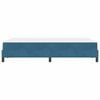 vidaXL Cama tipo Box Spring con colch&oacute;n Azul Oscuro 120 x 190 cm tela