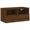 vidaXL Mueble de pared TV madera ingenier&iacute;a marr&oacute;n roble 60x30x30 cm