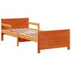 vidaXL Estructura de cama Marr&oacute;n 80 x 200 cm Madera de pino macizo