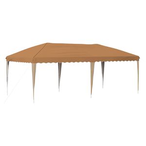 vidaXL Carpa Plegable para Fiestas 575 x 290 x 245 cm Beige